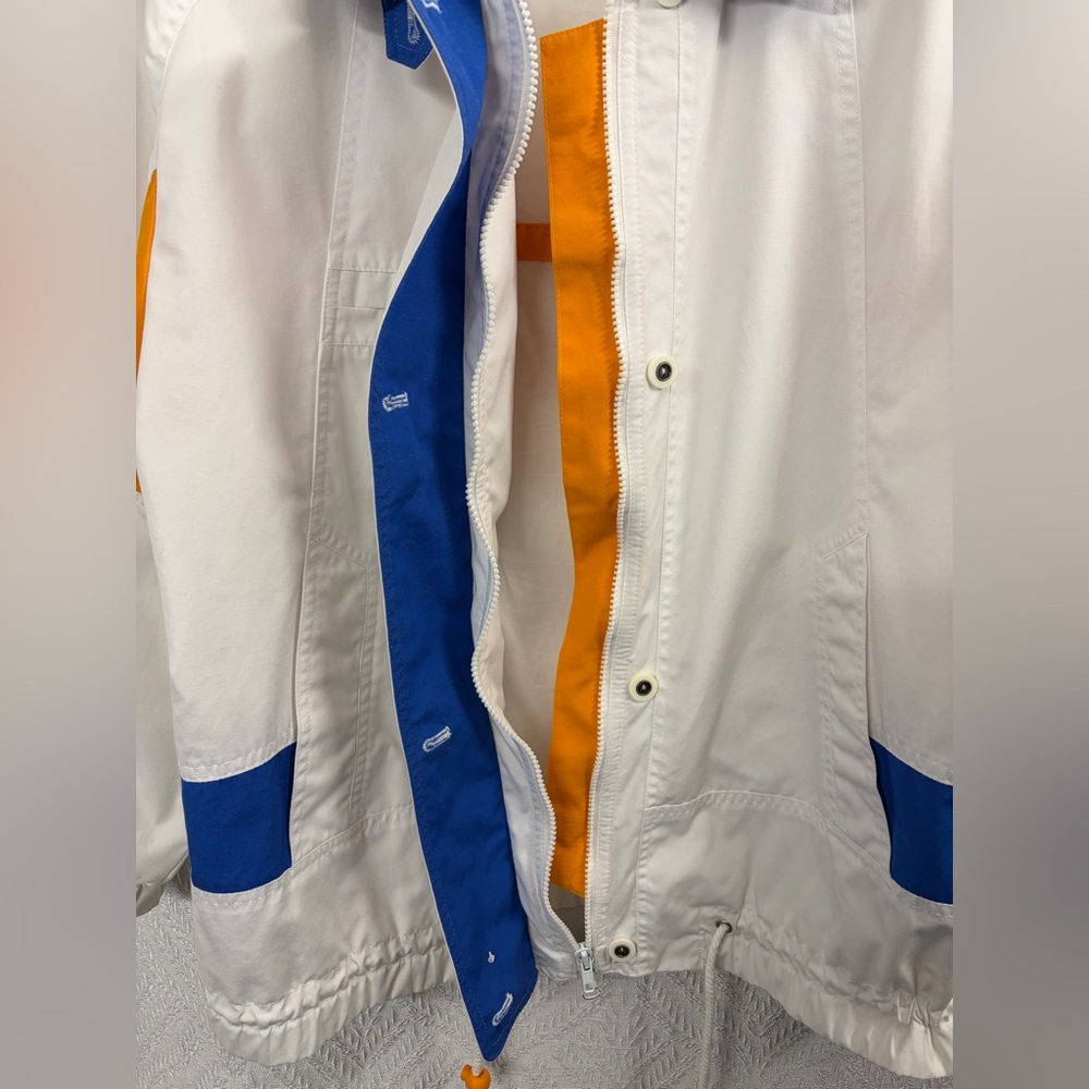 Vintage 90s London Fog Colorblock Windbreaker - Shoulder Pads - Picture 9 of 15